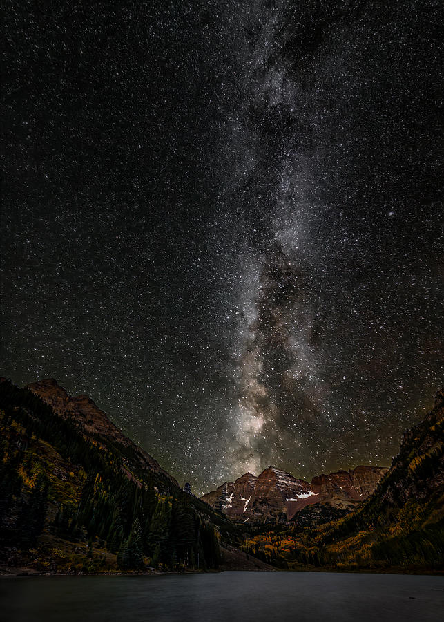 Galaxy Falling Photograph by John J. Chen