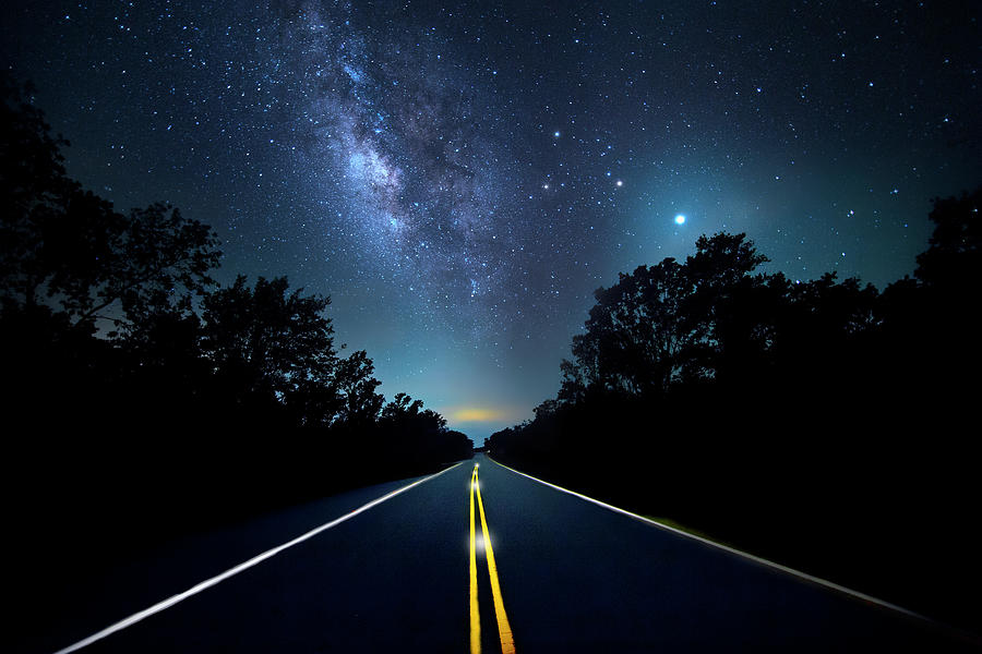 Everglades National Park Photograph - Galaxy Highway by Mark Andrew Thomas