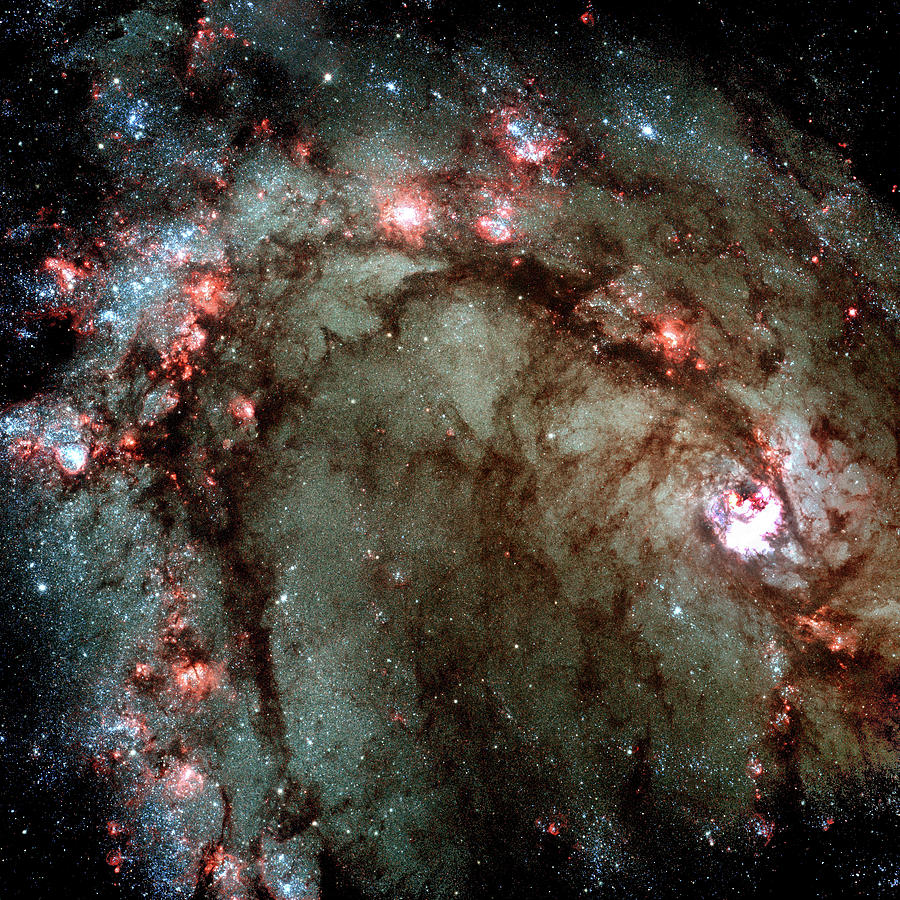 Galaxy M83 Star Birth Outer Space Image Photograph by Bill Swartwout