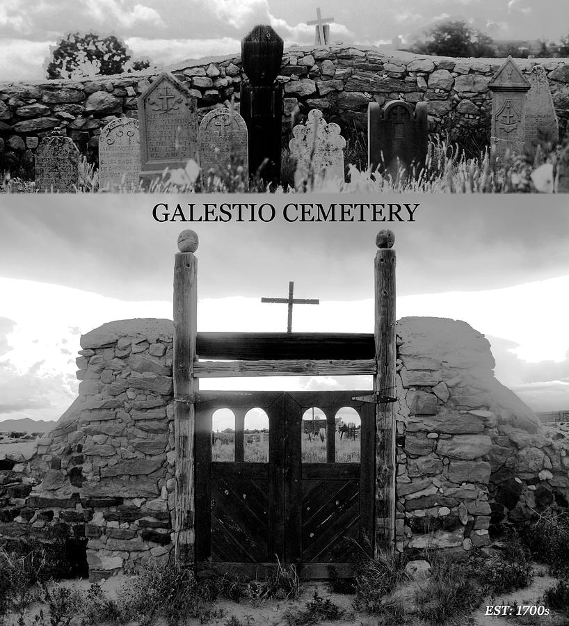 Galisteo cemetery New Mexico Photograph by David Lee Thompson