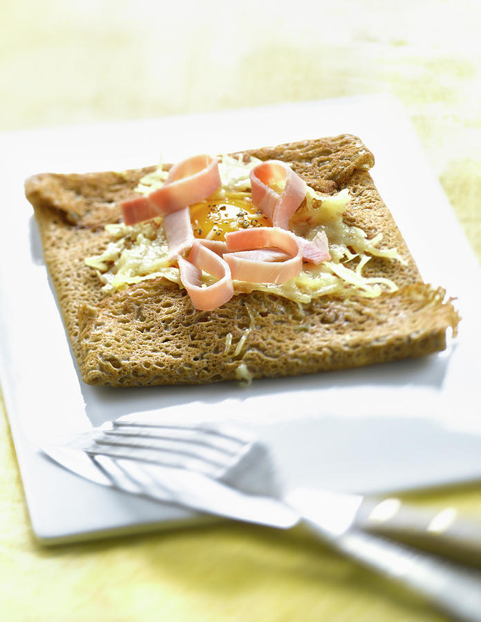 Galette Complete Ham,cheese And Egg Galette Photograph By Studio ...