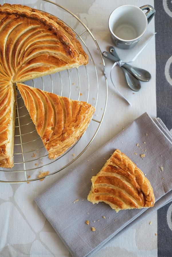 Galette De Rois three Kings Cake, France Photograph by Sonia Chatelain