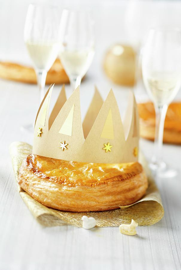 Galette Des Rois, Crown And Lucky Charms Photograph by A Point Studio
