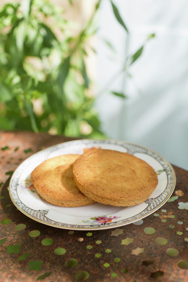 Galettes Bretonnes butter Biscuits Made With Salted Butter, France Photograph by Sabine Lscher