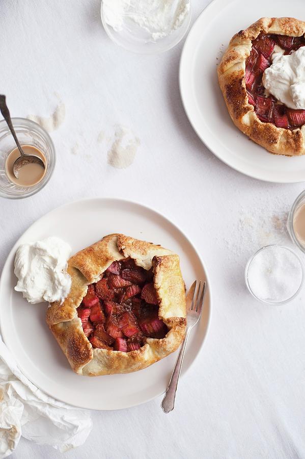 Galettes sweet Pancakes With Fruit And Cream Photograph by Studer, Veronika
