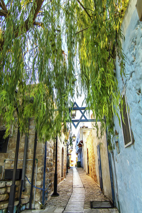 Galilee old city alley way Photograph by Alon Mandel