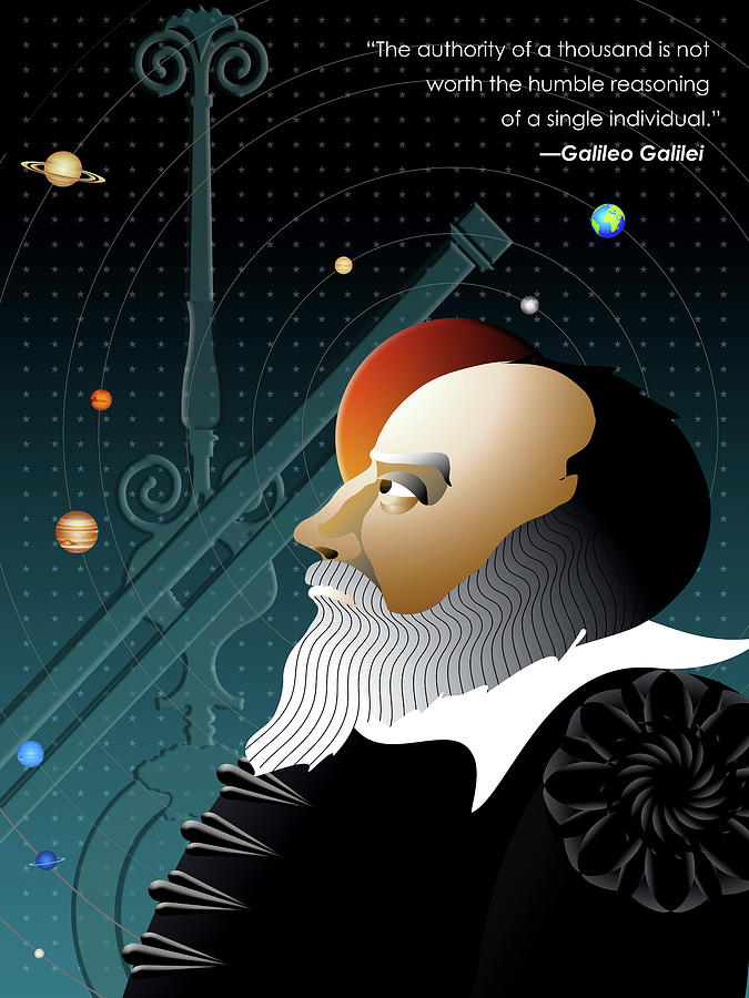 Galileo Galilei Digital Art by Richard Nodine - Fine Art America