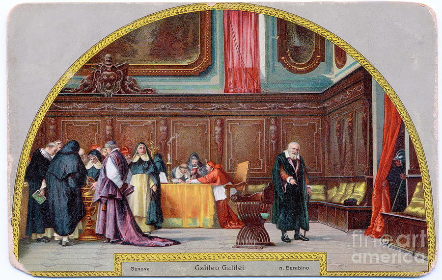 Galileos Trial Photograph by Cci Archives/science Photo Library
