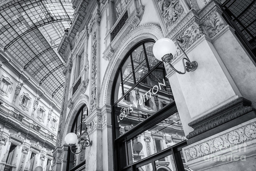 Galleria Vittorio Emanuele II, Louis Vuitton Photograph by Philip Preston