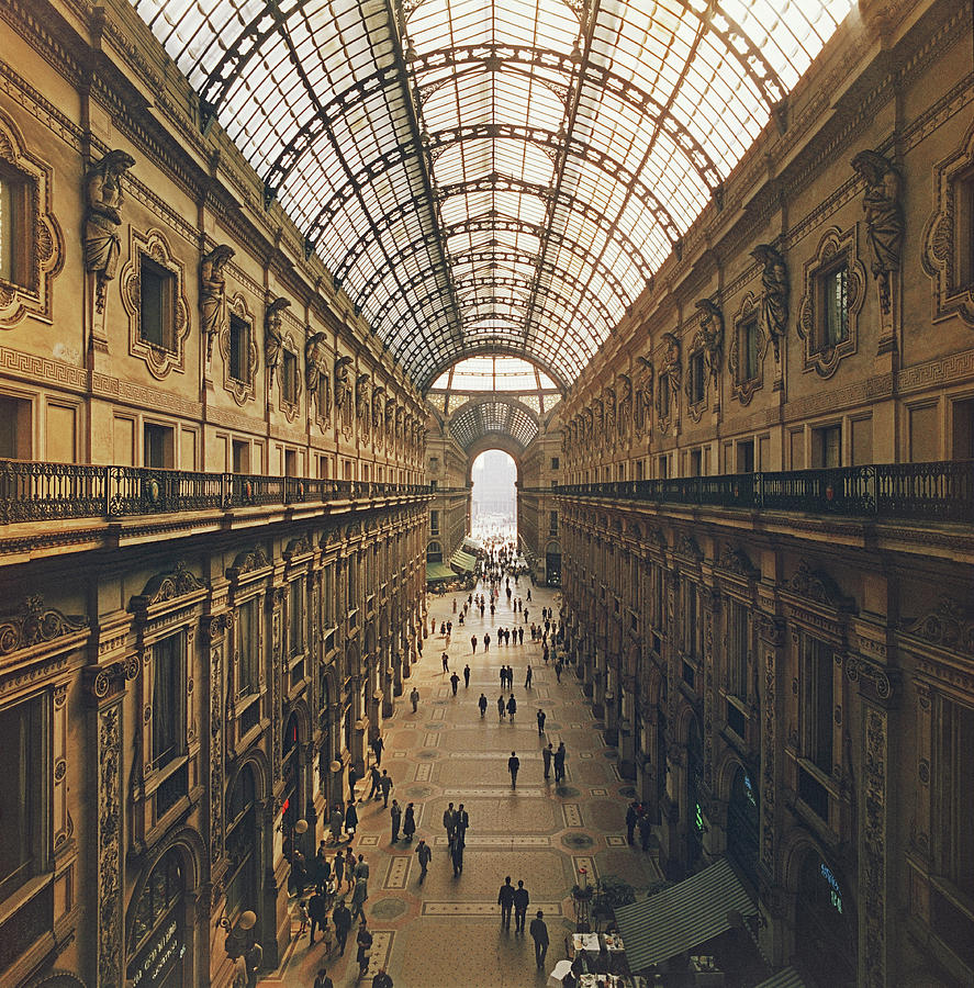 Galleria Vittorio Emanuele II Photograph by Slim Aarons