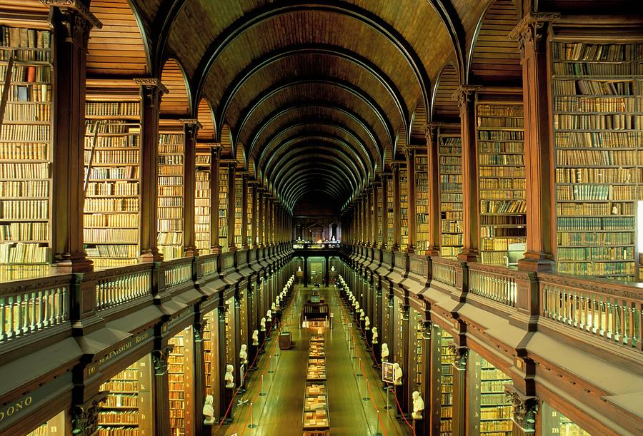 Gallery Of The Old Library, Trinity Photograph by Bruno Barbier / Robertharding Gallery Of The Old Library, Trinity Photograph by Bruno Barbier / Robertharding
