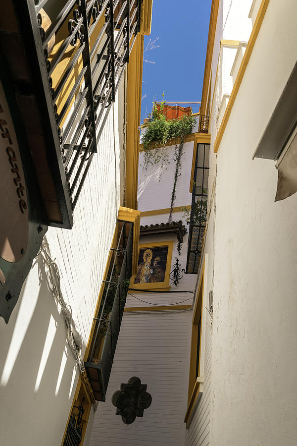 Gallivanting Around Seville is Pure Charm - Religious Icons and Roof Terraces Photograph by Georgia Mizuleva