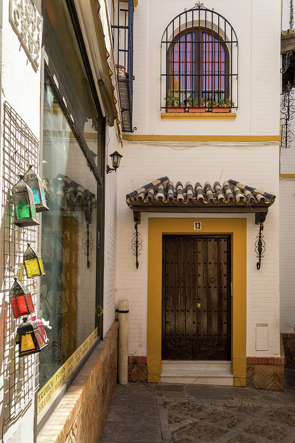 Gallivanting Around Seville is Pure Charm - Souvenir Shop in Barrio Santa Cruz Photograph by Georgia Mizuleva