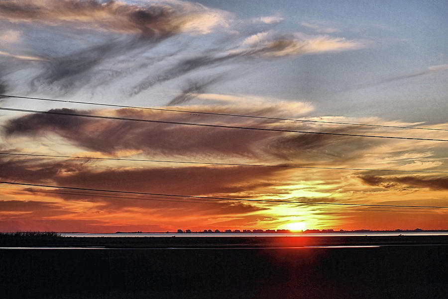 Galveston Sunrise Photograph by Aaron Kovach
