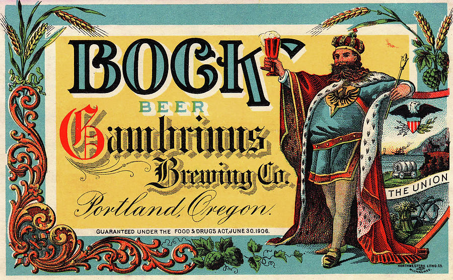 Gambrinus Bock Painting by Unknown