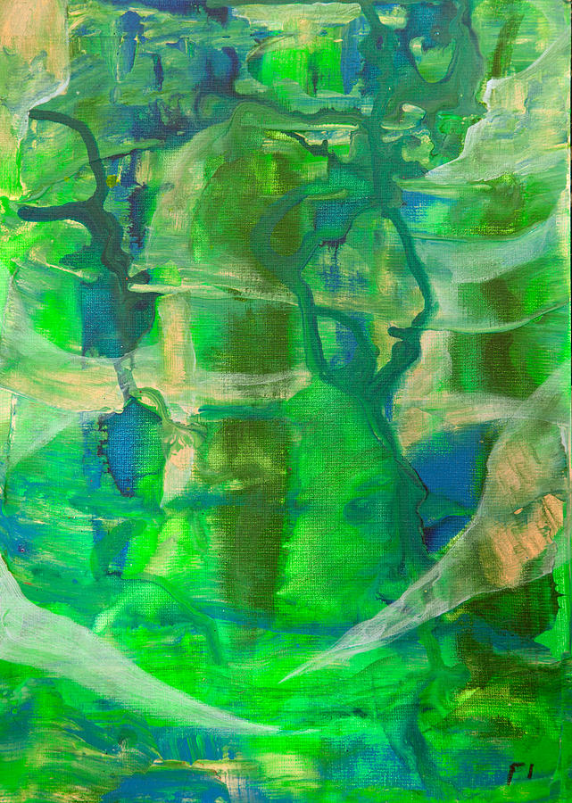 Gamma #23 Abstract Painting by Sensory Art House