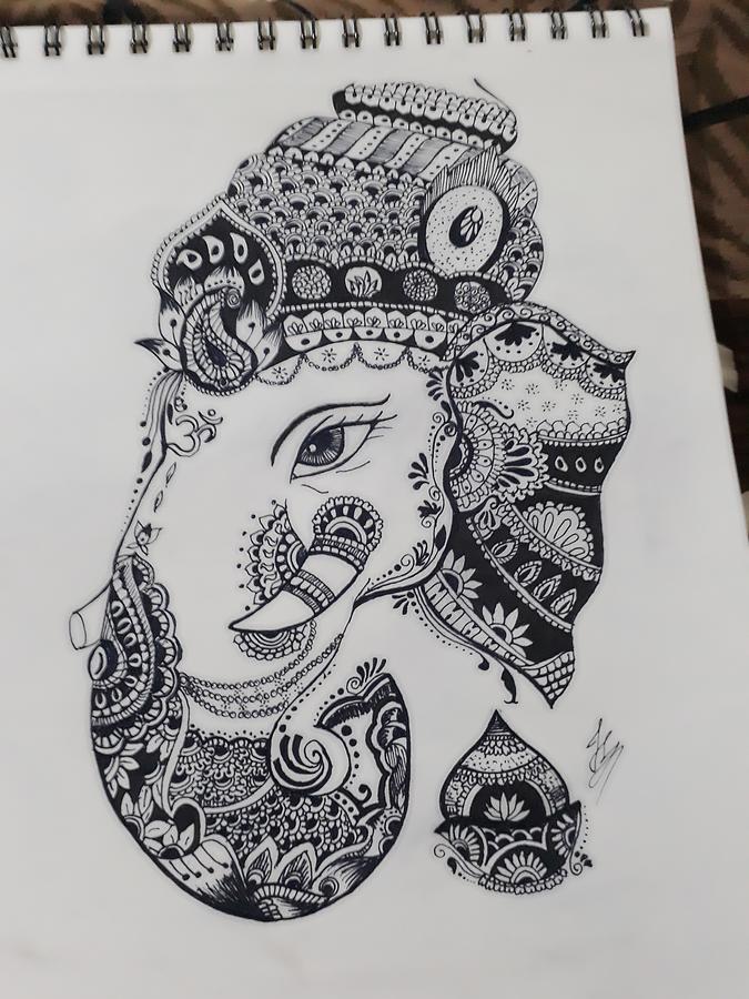 Ganesha Drawing Images – Browse 33,498 Stock Photos, Vectors, and Video |  Adobe Stock