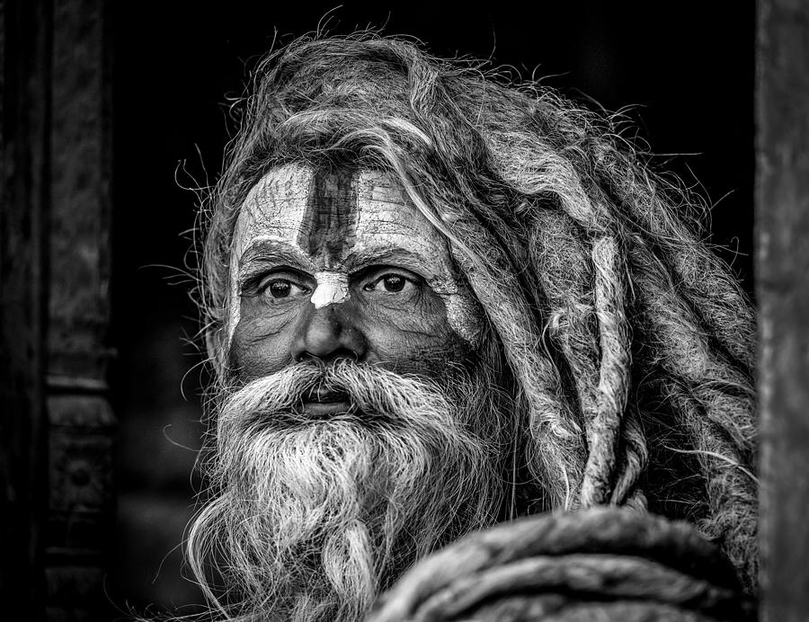 Nepal Photograph - Ganga Das Baba by Els Keurlinckx