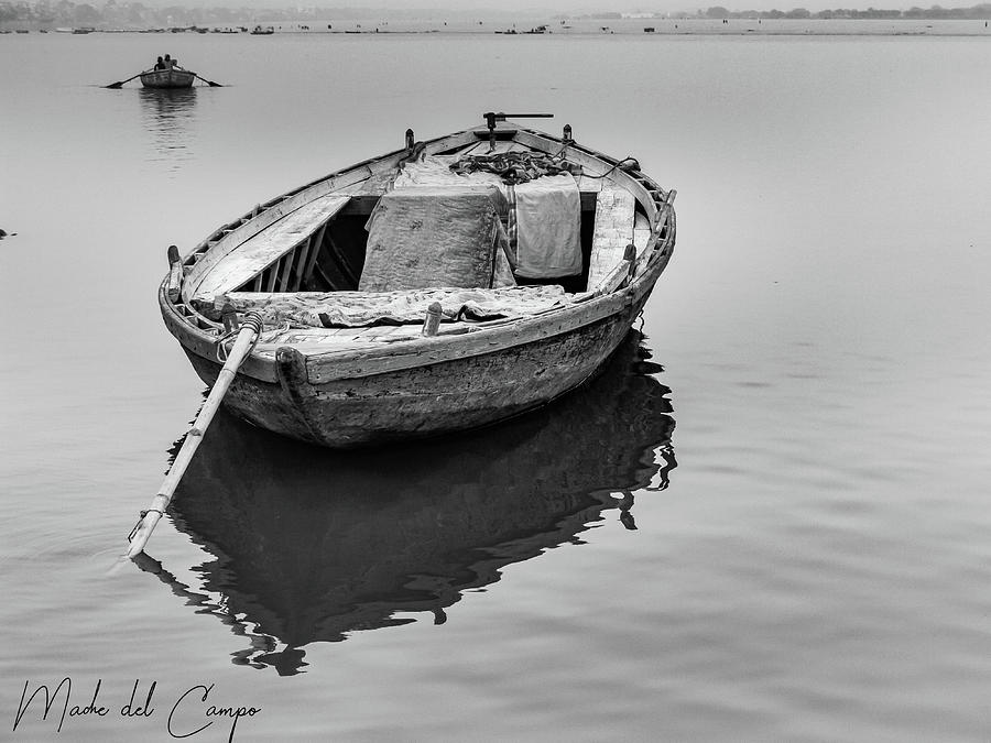 Ganges boat by Mache Del Campo Ganges boat by Mache Del Campo