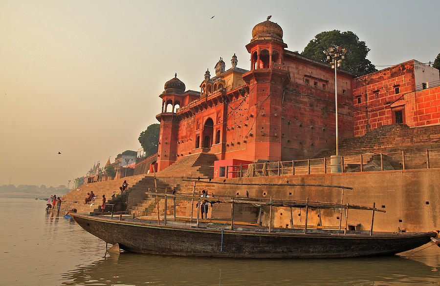 Ganges River In Varanasi Photograph by Alexandros Photos