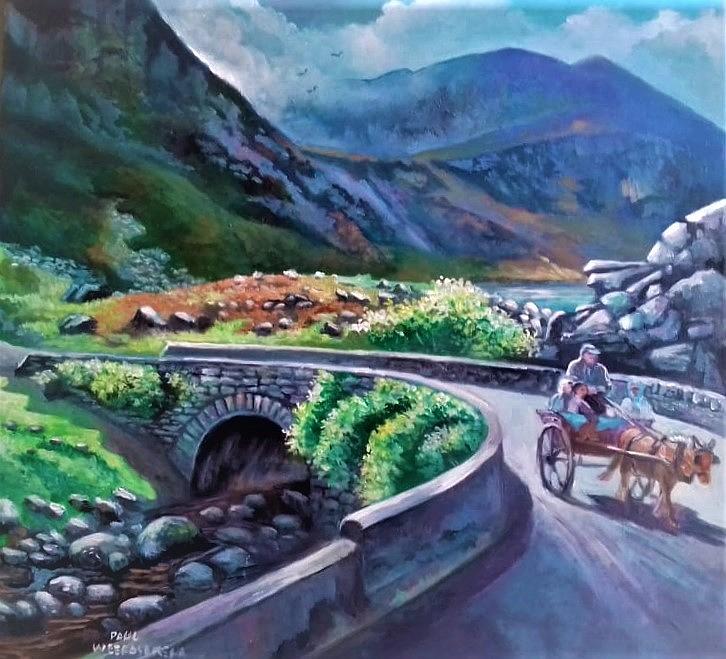 Gap Of Dunloe Co Kerry Ireland Painting by Paul Weerasekera