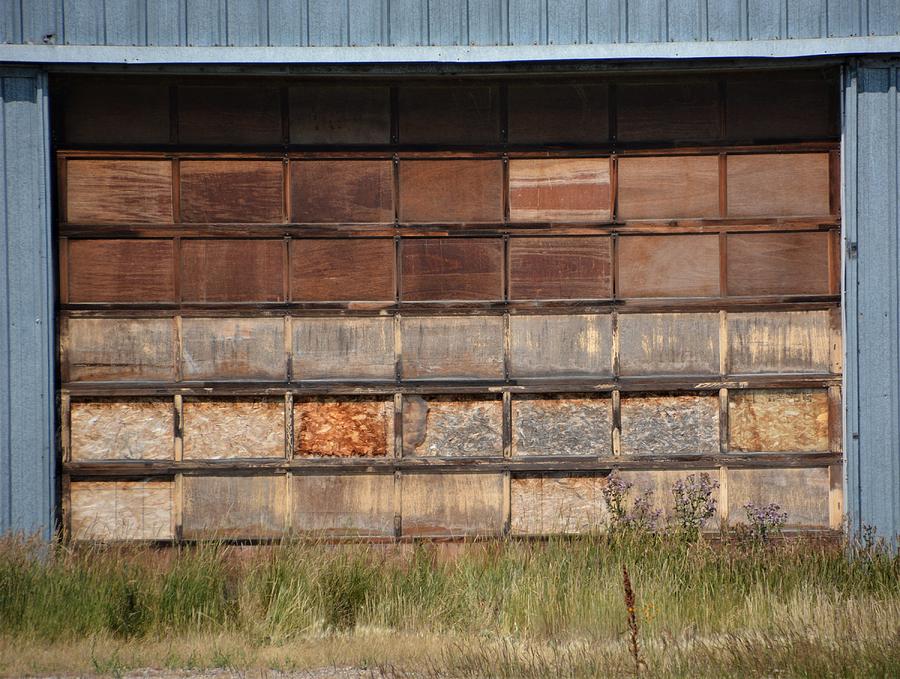 Pattern Photograph - Garage Door by Norman Burnham Pattern Photograph - Garage Door by Norman Burnham