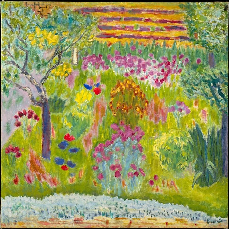Garden ca 1935 Painting by Pierre Bonnard
