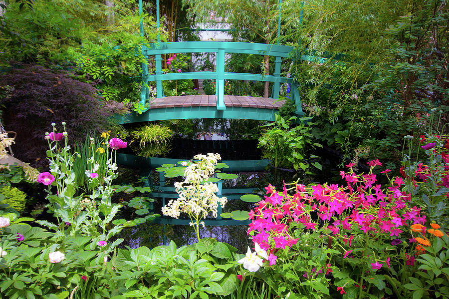 Garden Footbridge Photograph by Littleny Photographic Arts ~ Lisa Combs