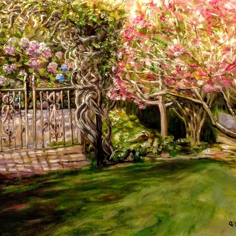 Garden Gate at Evergreen Arboretum by J Reynolds Dail Garden Gate at Evergreen Arboretum by J Reynolds Dail