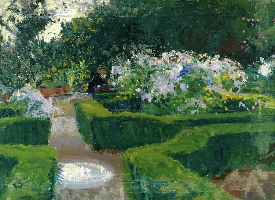 Garden In Granada By John Singer Sargent Painting by John Singer Sargent