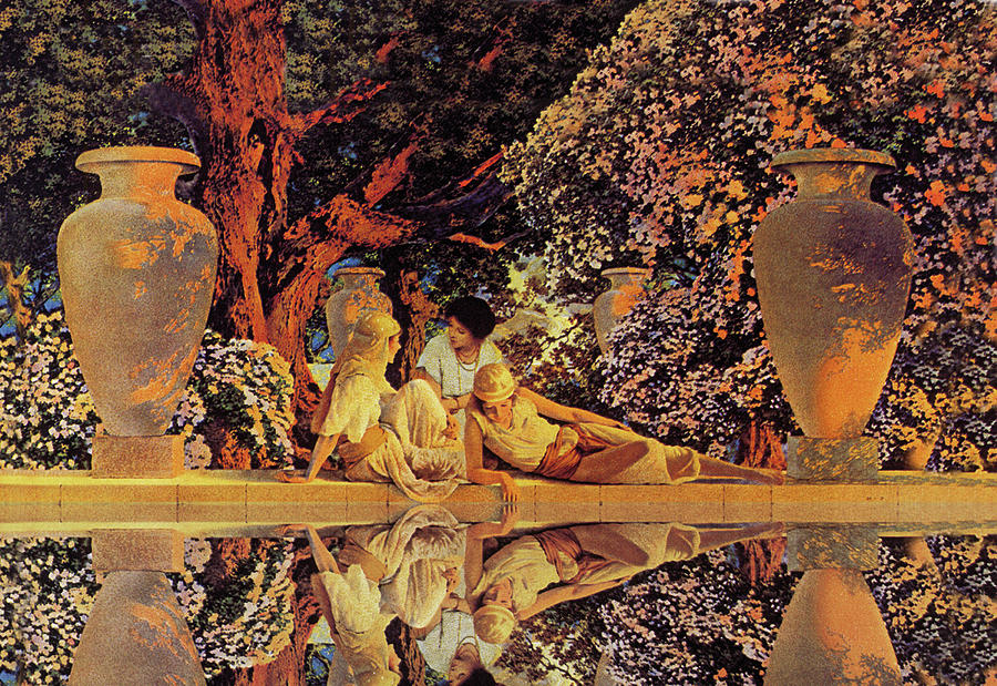 Garden of Allah Painting by Maxfield Parrish
