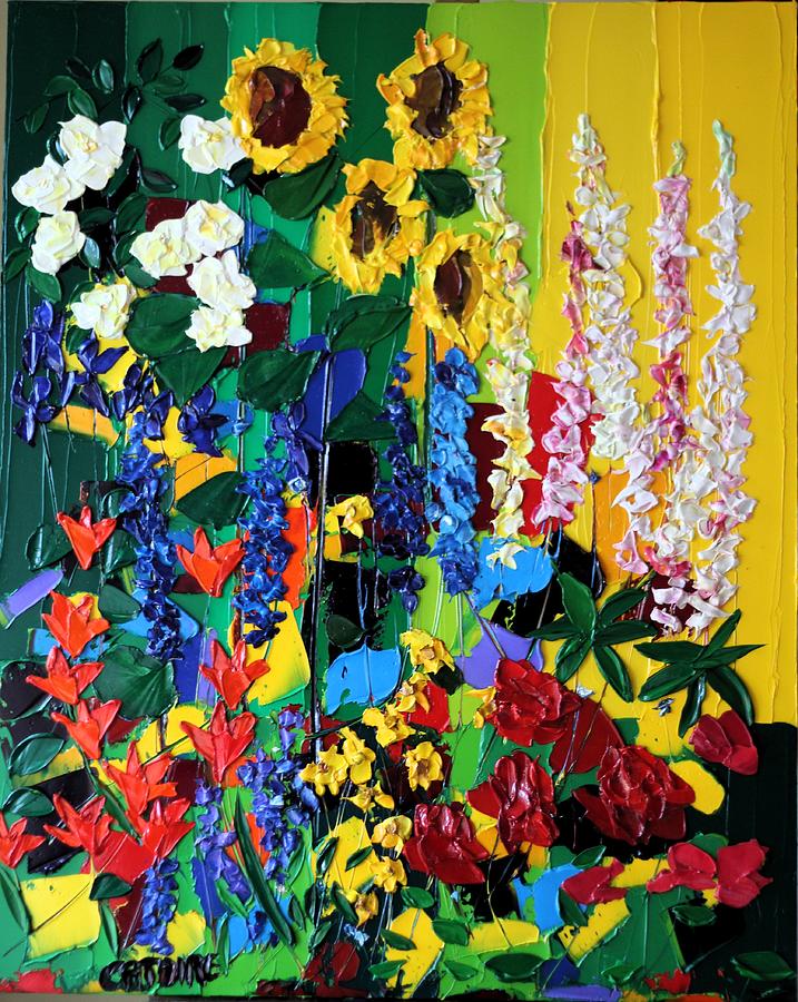 Garden Of My Dreams Painting by Valerie Catoire
