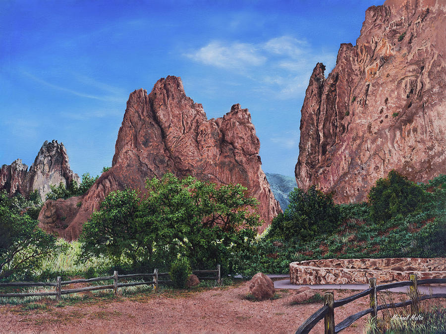Garden Of The Gods North And South Gateway Rocks Painting