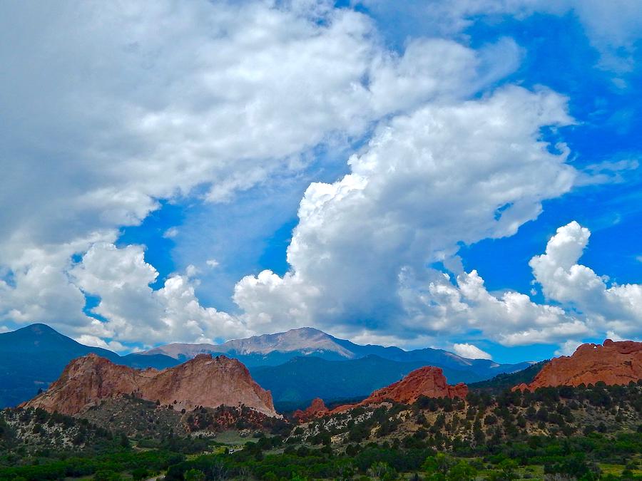 Garden of the Gods Skyscape Photograph by Dan Miller