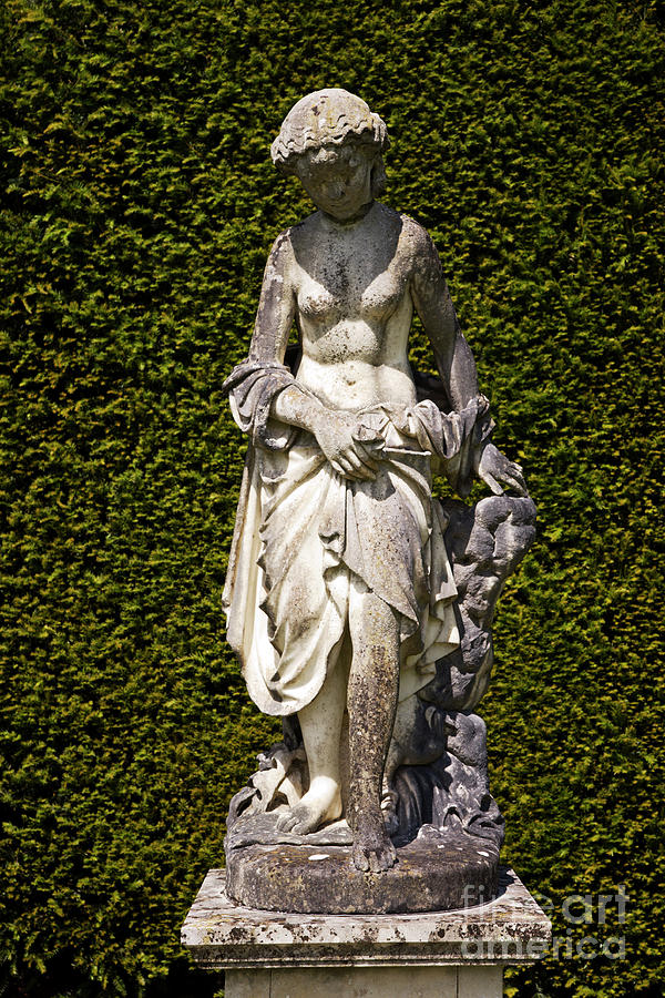 Nature Photograph - Garden Statue by Dr Keith Wheeler/science Photo Library