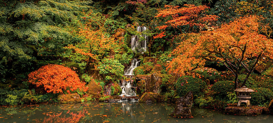 Garden Waterfall Photograph by Don Schwartz