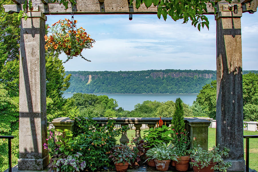 Garden with  a View Photograph by Roni Chastain