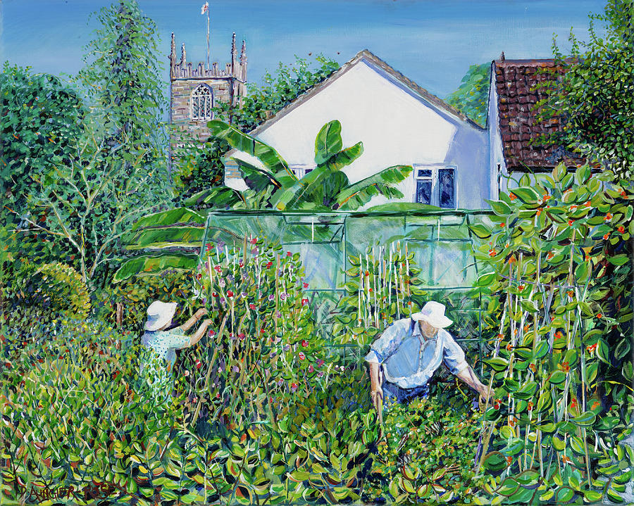 Gardeners World Painting by Seeables Visual Arts
