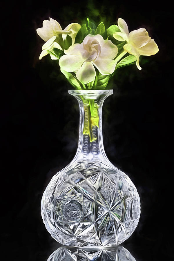 Gardenia Still Life  Digital Art by JC Findley