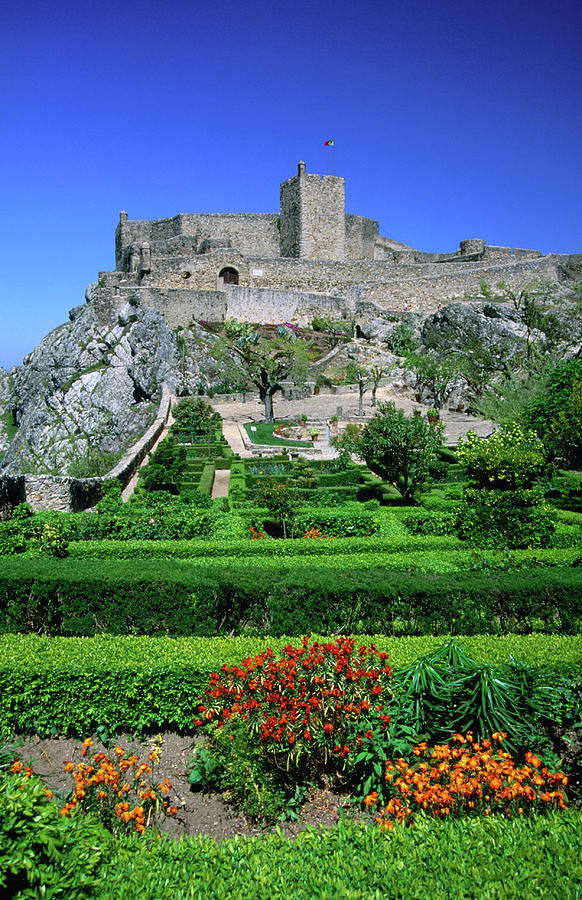 Gardens And Castelo Of Marvao, Low Photograph by Anders Blomqvist