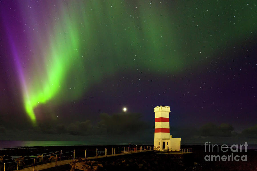 Gardskaga lighthouse Photograph by Gunnar Orn Arnason