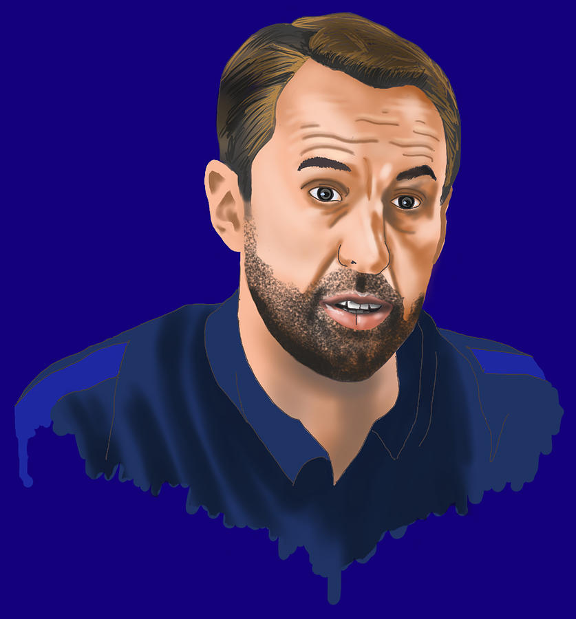 Gareth Southgate Digital Art by Socozora S | Fine Art America