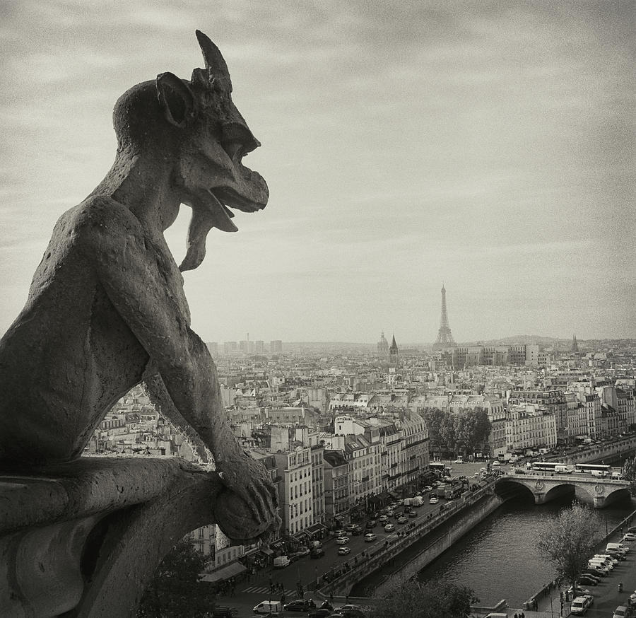 Gargoyle Of Notre Dame Photograph by Zeb Andrews