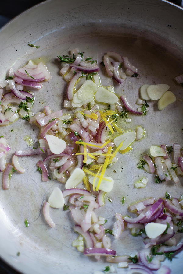 Garlic With Onions And Lemon Zest Photograph by Eising Studio