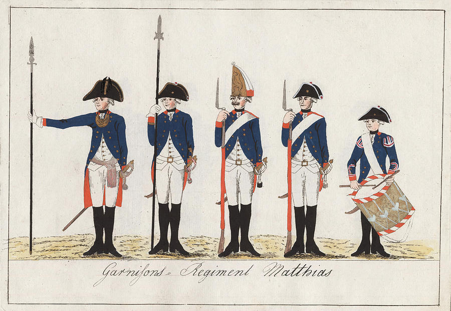 Garnisons Regiment Matthias Painting by J.H. Carl
