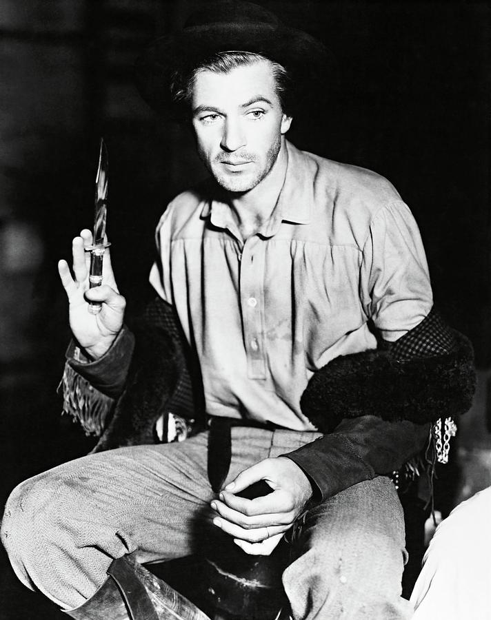 GARY COOPER in THE PLAINSMAN -1936-. Photograph by Album