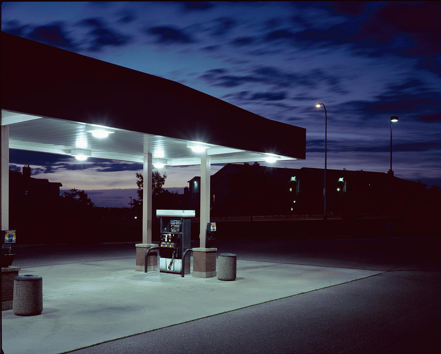Gas Station Photograph by Matt Henry Gunther