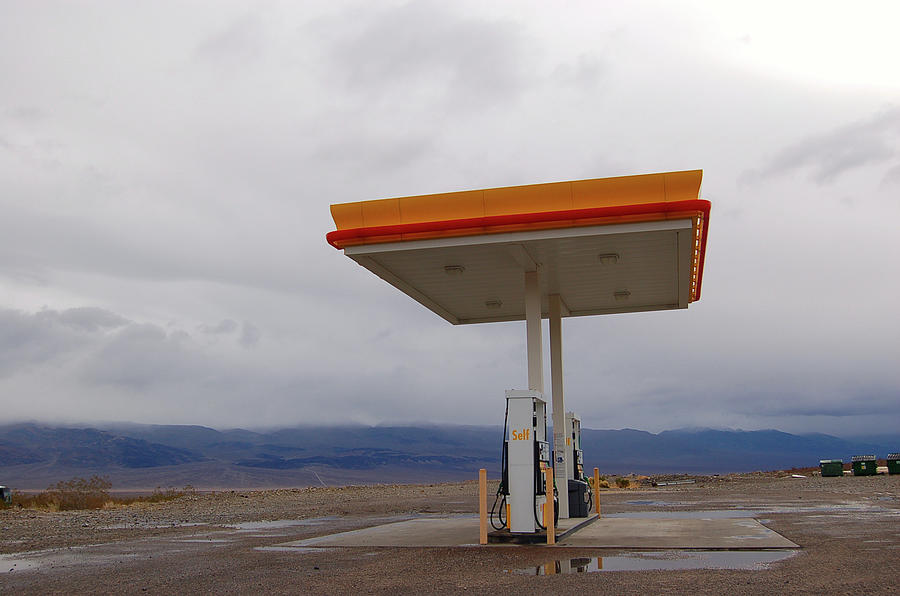Gas Station Photograph by Pictures Of People And Places Ive Seen