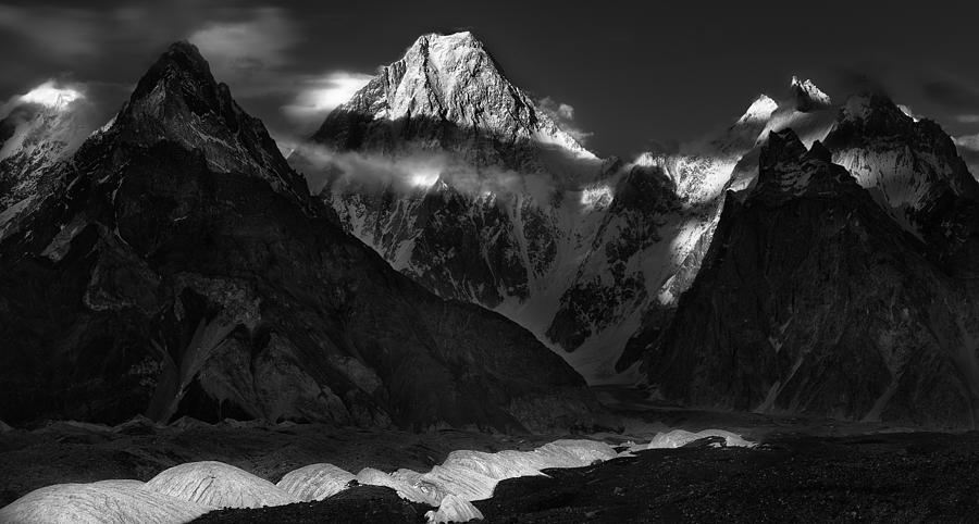 Mountain Photograph - Gasherbrum Mountain by Fei Shi