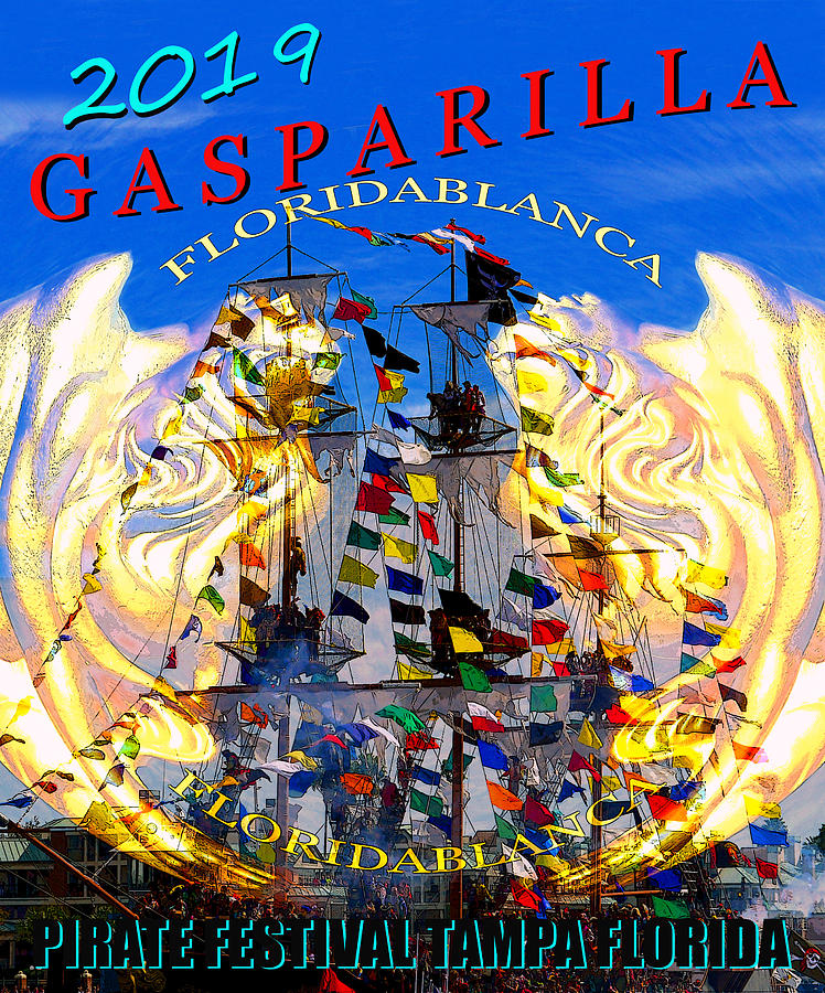 Gasparilla 2019 work A Painting by David Lee Thompson